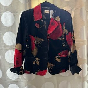 Emma James Velvet-Feel Blazer